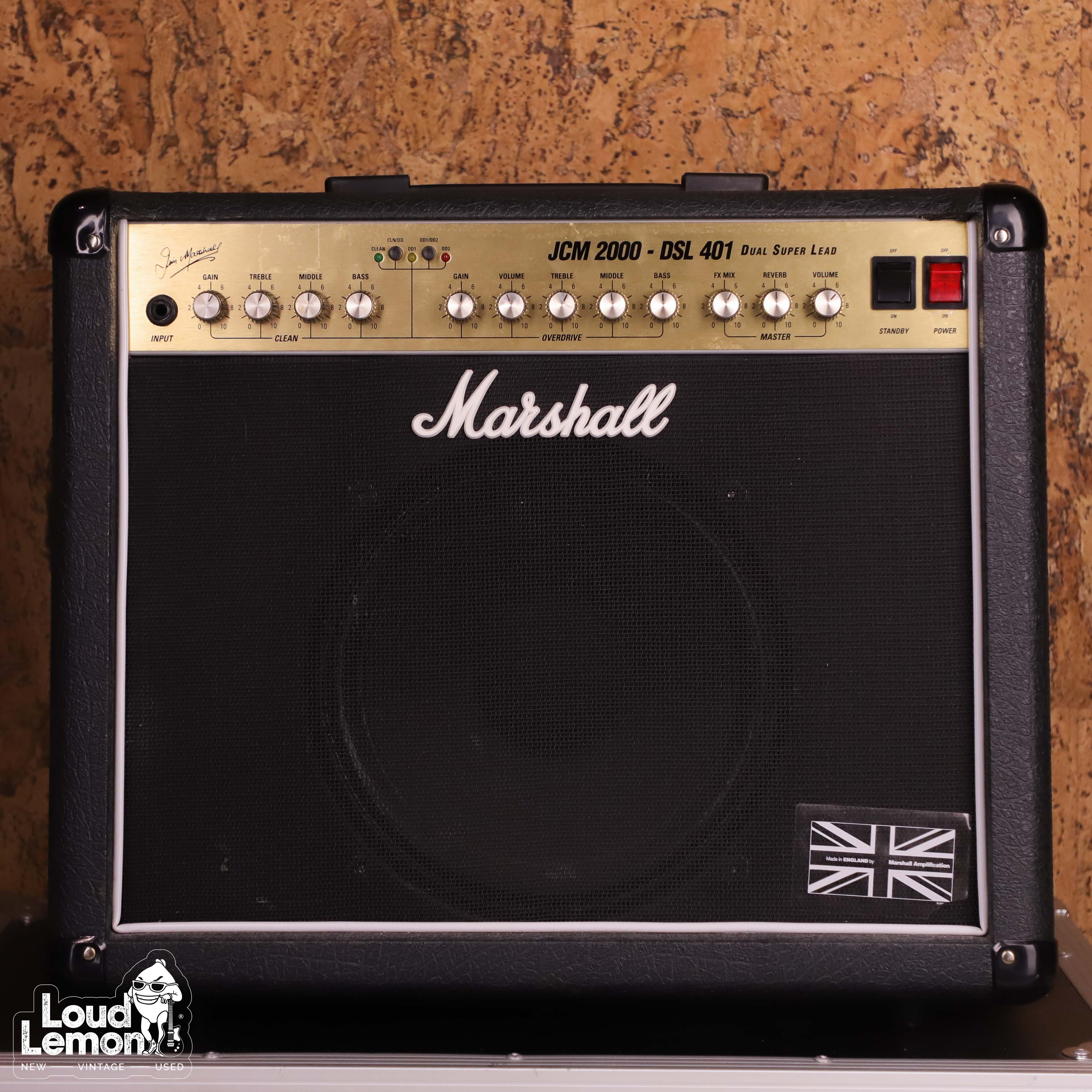 Marshall JCM 2000 DSL401 Dual Super Lead 2008 UK ламповый комбо-усилитель  для гитары — купить в магазине винтажных гитар | Loud Lemon