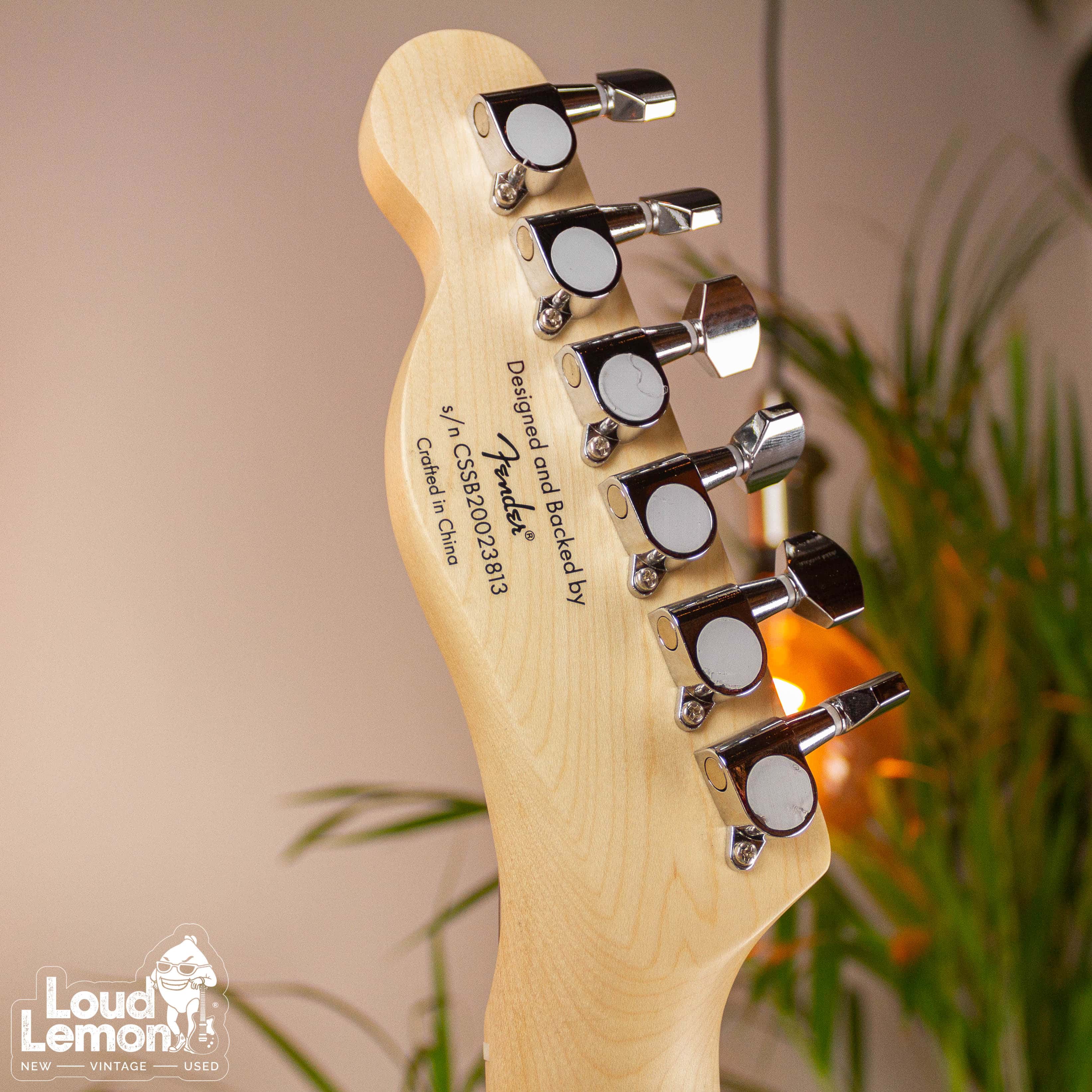 squier affinity telecaster locking tuners