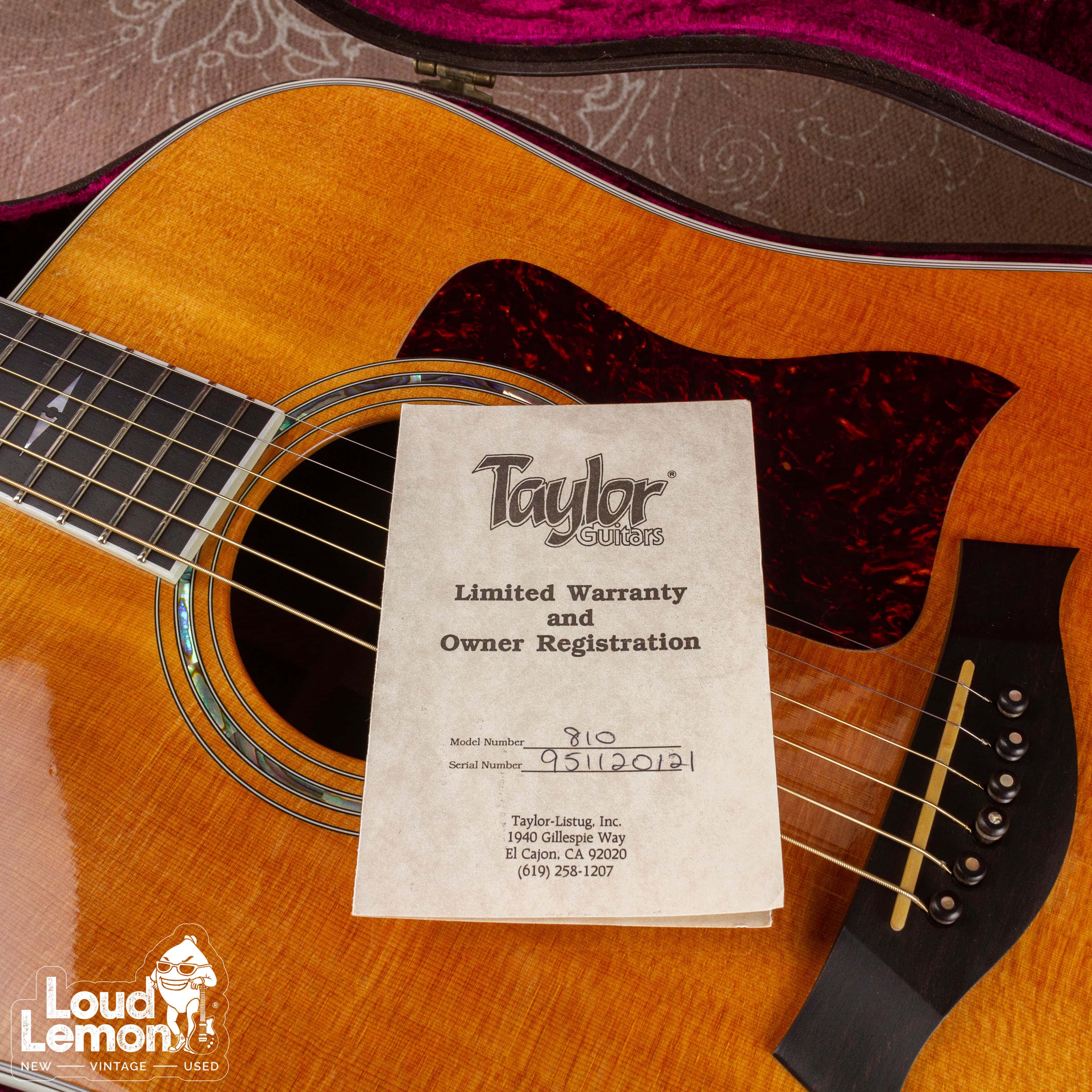 used taylor 810 for sale